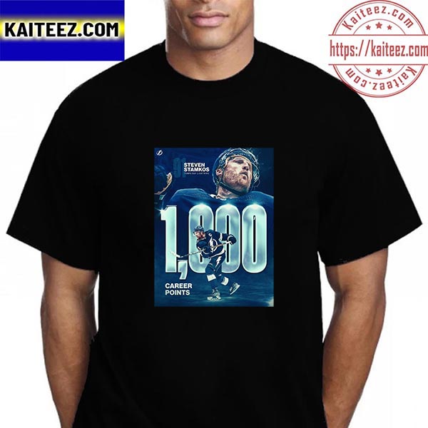 Tampa Bay Lightning NHL Steven Stamkos 1000 Career Points Shirt, hoodie,  sweater, long sleeve and tank top