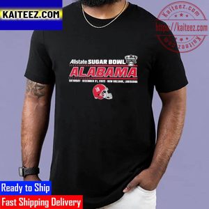 Sugar Bowl 2022 Alabama Team Helmet Vintage T-Shirt