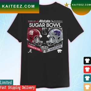 Sugar Bowl 89th Sugar Bowl Helmet Matchup Unisex black T-Shirt