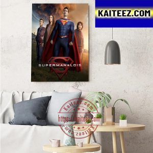 Superman & Lois Official Poster Art Decor Poster Canvas