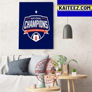 Syracuse Are 2022 NCAA Mens Soccer National Champions Art Decor Poster Canvas