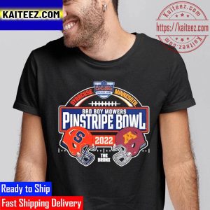 Syracuse Minnesota Bad Boy Mowers Pinstripe Bowl 2022 The Bronx Vintage T-Shirt
