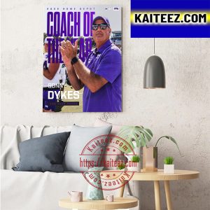 TCU Head Coach Sonny Dykes 2022 Home Depot Coach Of The Year Art Decor Poster Canvas