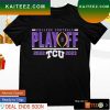 TCU Horned Frogs vs. Michigan Wolverines Football Playoff 2022 Fiesta Bowl Matchup T-shirt