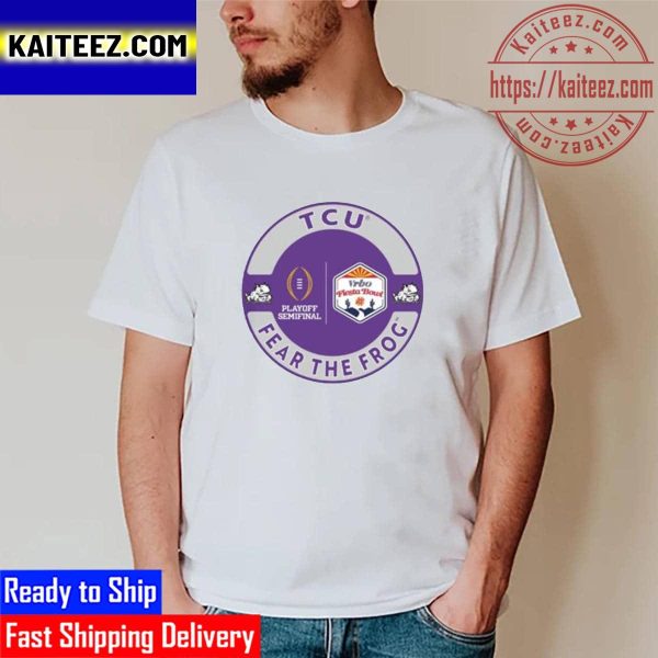 TCU Playoff Semifinal 2022 VRBO Fiesta Bowl Logo Vintage T-Shirt