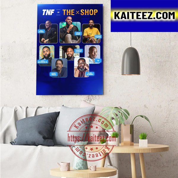 TNF In The Shop Las Vegas Raiders Vs Los Angeles Rams NFL Matchup Art Decor Poster Canvas