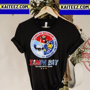 Tampa Bay Buccaneers Tampa Bay Lightning Tampa Bay Rays 2021 2022 Perfect Season Vintage T-Shirt