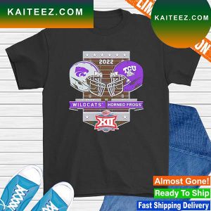 Tcu Horned Frogs vs K-State Wildcats 2022 Big XII Football Champions T-shirt
