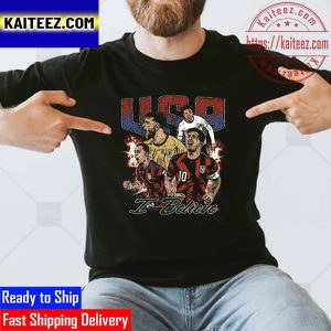 Team USA Soccer Bootleg Vintage T-Shirt