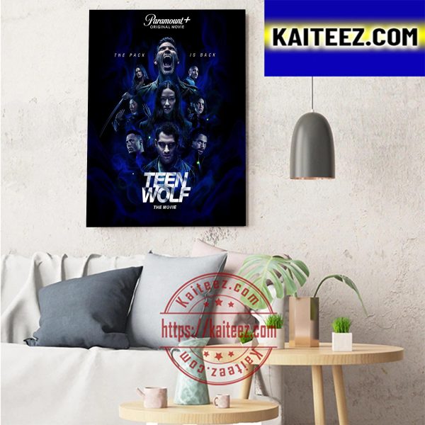 Teen Wolf The Movie Official Poster Art Decor Poster Canvas