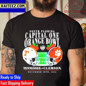 Tennessee Volunteers Vs Clemson Tigers South Florida Capital One Orange Bowl 2022 Vintage T-Shirt