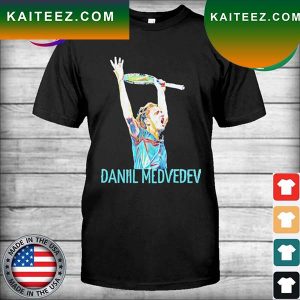 Tennis Player Daniil Medvedev Russian Tennis T-shirt