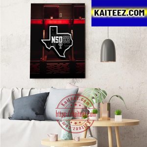 Texas Tech Football NSD 23 National Signing Day Art Decor Poster Canvas