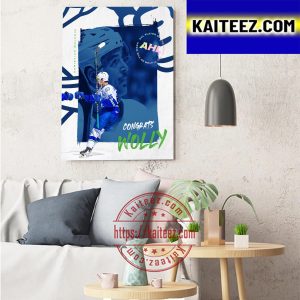 The Abbotsford Canucks Christian Wolanin Is AHL Player Of The Week Art Decor Poster Canvas