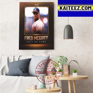 The Crime Dog Fred McGriff Is Hall Of Fame Art Decor Poster Canvas