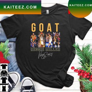 The Goat Reggie Miller Choke Basketball Signature T-Shirt