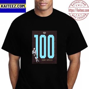 The Hershey Bears Shane Gersich 100 Professional Points Vintage T-Shirt
