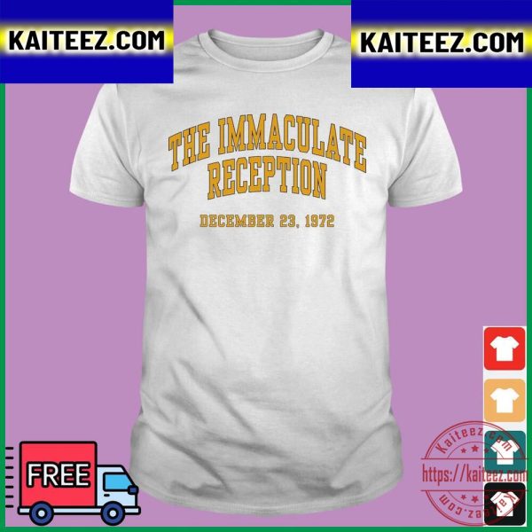 The Immaculate Reception December 23 1972 Franco Harris Vintage T-Shirt