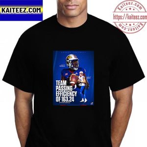 The Kansas Football Jalon Daniels And Jason Bean Is 5th Best Team Passing Efficiency Vintage T-Shirt