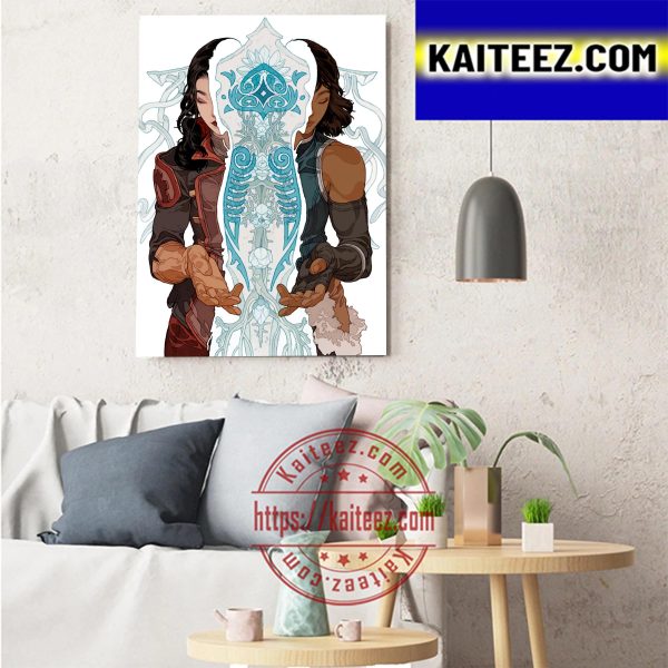 The Legend Of Korra Patterns In Time For Dark Horse Comics Art Decor