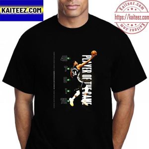 The Milwaukee Bucks Giannis Antetokounmpo Player Of The Game Vintage T-Shirt