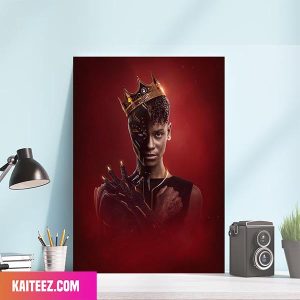 The Queen Of Wakanda Letitia Wright Crown Piece Marvel Studios Black Panther Canvas-Poster Home Decorations