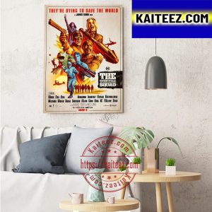The Suicide Squad Official Poster Art Decor Poster Canvas