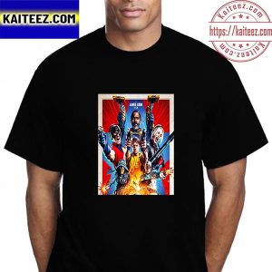 The Suicide Squad Official Poster Movie Vintage T-Shirt