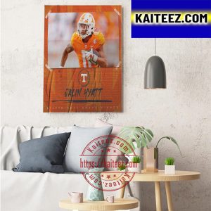 The Tennessee Football Jalin Hyatt Biletnikoff Award Winner Art Decor Poster Canvas