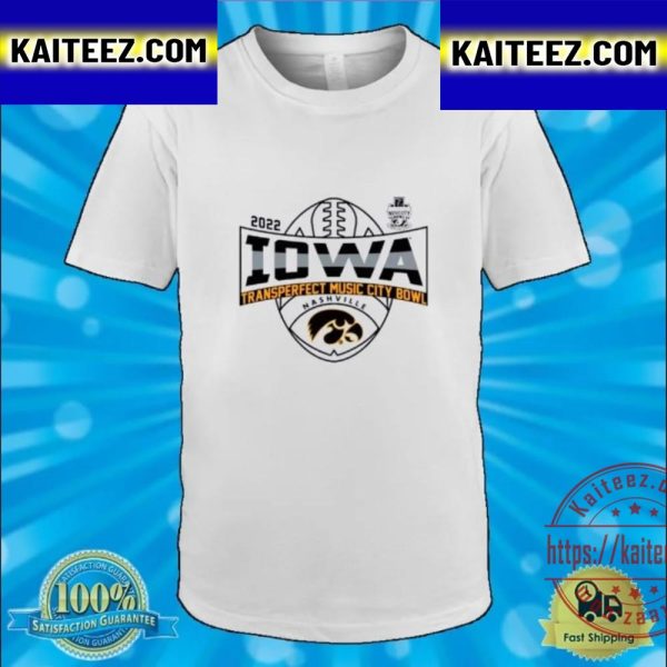 The University Of Iowa Football Music City Bowl 2022 Nashville Vintage T-Shirt