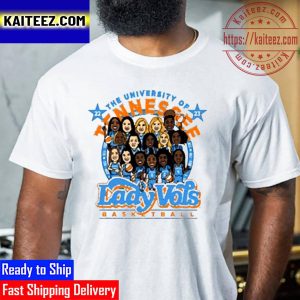 The University Of Tennessee Lady Vols 2023 Lady Vols Caricature NIL Vintage T-Shirt