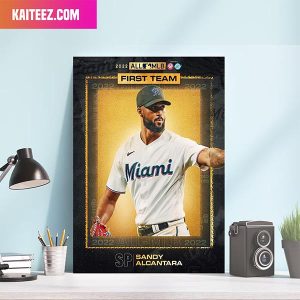 This Is Sandy Alcantara Miami Marlins First Career All MLB Selection Canvas
