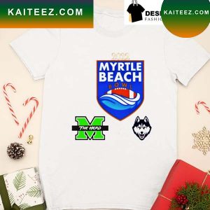 Thundering Herd Vs Huskies Of Connecticut 2022 Myrtle Beach Bowl T-shirt