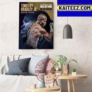 Timothy Bradley Jr Modern Fighter 2023 International Boxing Hall Of Fame Inductee Art Decor Poster Canvas