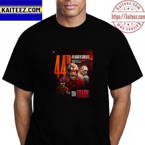 Tom Brady 4th Quarter Comeback With Tampa Bay Buccaneers NFL Vintage T-Shirt