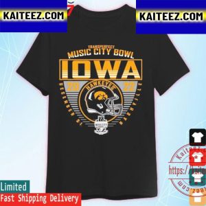 Transperfect Music City Bowl 2022 The University of Iowa Football Bound Vintage T-Shirt