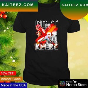 Travis Kelce Goat 87 Kansas City Chiefs T-shirt
