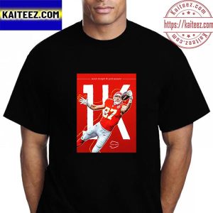 Travis Kelce Seven Straight 1K Yard Seasons Vintage T-Shirt