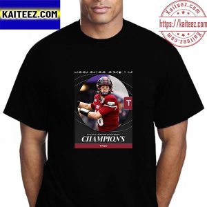 Troy Trojans Football Are Champions 2022 Duluth Trading Cure Bowl Champions Vintage T-Shirt