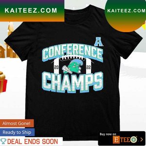 Tulane Green Wave 2022 AAC Football Conference Champions T-shirt