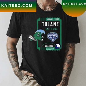 Tulane Green Wave 2023 Goodyear Cotton Bowl Arlington T-shirt