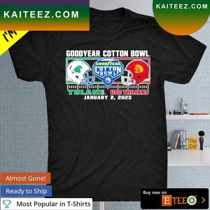 Tulane vs USC Trojans Goodyear Cotton Bowl 2023 T-shirt