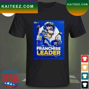 Tyler higbee all-time the leader in Touchdowns Receptions and receiving yards of los angeles rams T-shirt