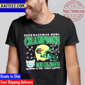 UAB Blazers Champions December 16th 2022 Bahamas Bowl Nassau Vintage T-Shirt