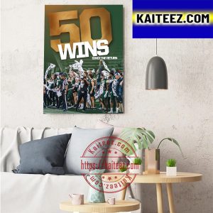 UAB Football 50 Wins Since The Returning Art Decor Poster Canvas