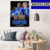 UCLA Bruins Are 2022 Womens College Cup National Champions Art Decor Poster Canvas