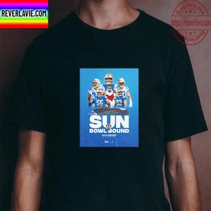 UCLA Bruins Vs Pitt Panthers In Tony The Tiger Sun Bowl Vintage T-Shirt