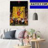 West Virginia Football All Big 12 First Team Art Decor Poster Canvas