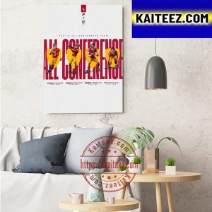 USC Football PAC 12 All Conference Team Art Decor Poster Canvas