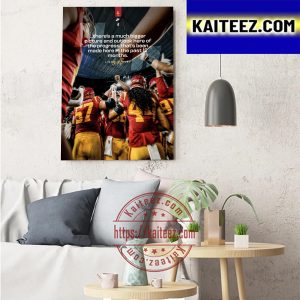 USC Football We Fight On Art Decor Poster Canvas